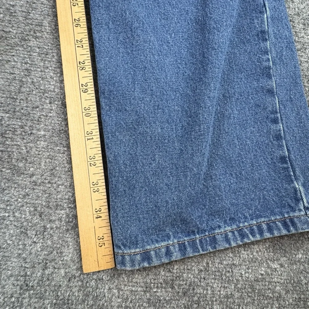 Pendleton Jeans Womens 18 Tall‎ 37x36 Blue Straight Distressed Americana Classic